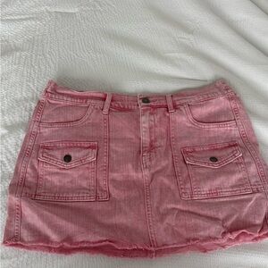 Aerie Blush Mini Skirt with Pockets